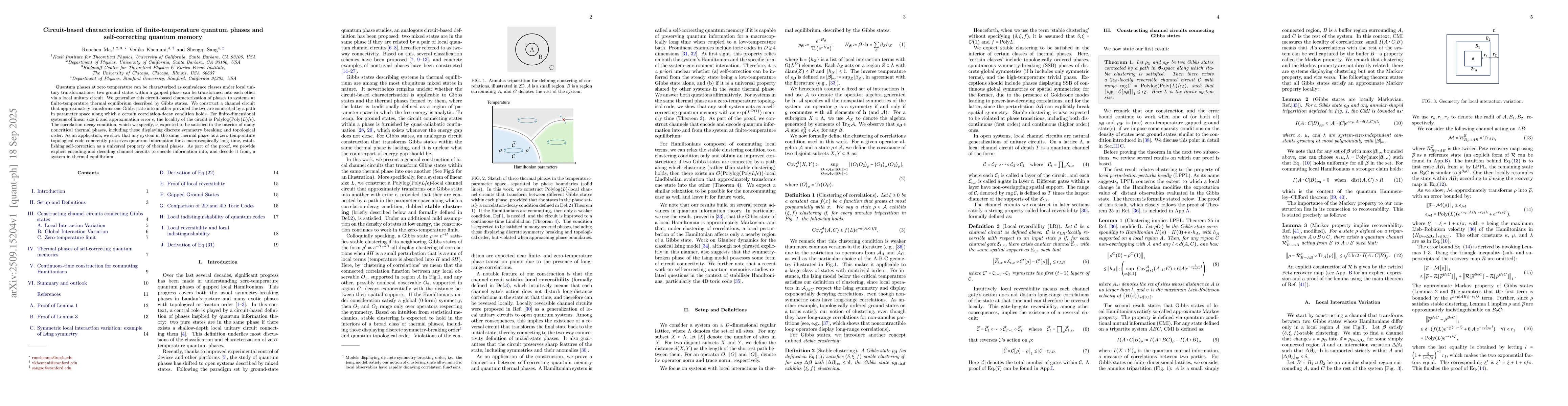 Thumbnail for Circuit-based chatacterization of finite-temperature quantum phases and
  self-correcting quantum memory