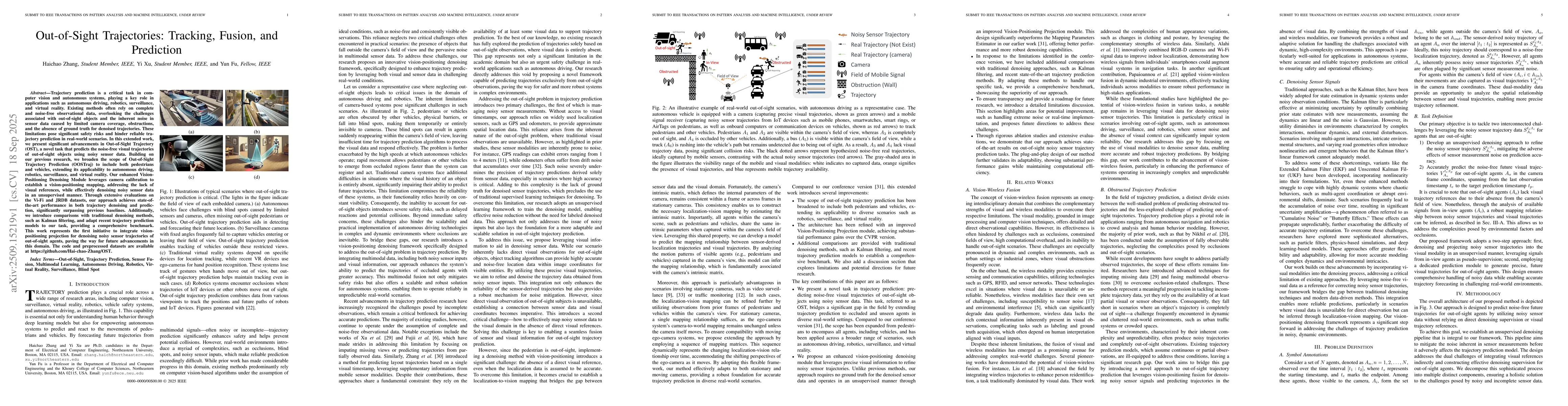 Thumbnail for Out-of-Sight Trajectories: Tracking, Fusion, and Prediction