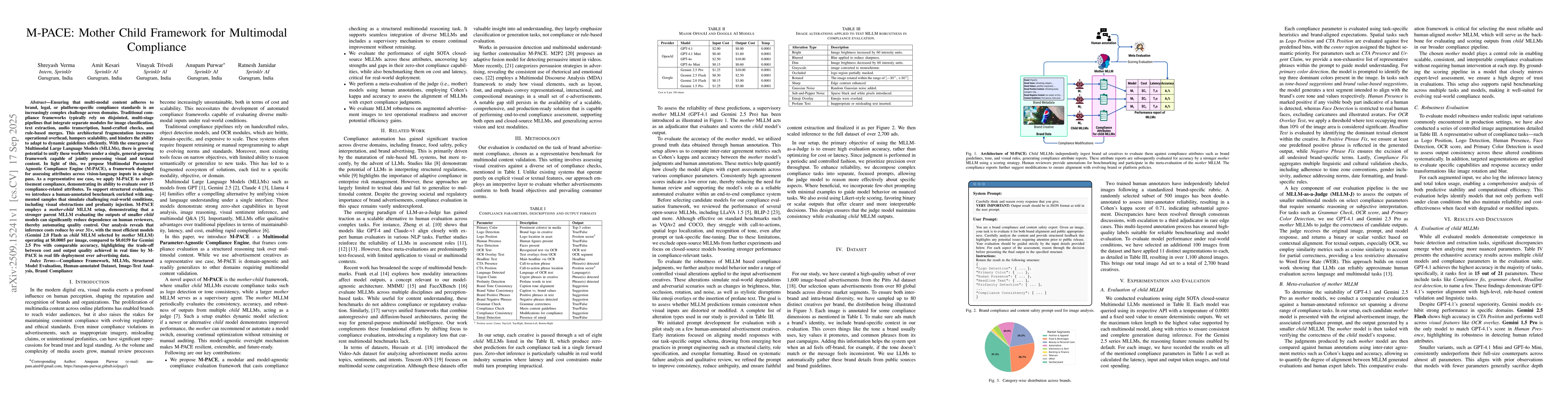 Thumbnail for M-PACE: Mother Child Framework for Multimodal Compliance