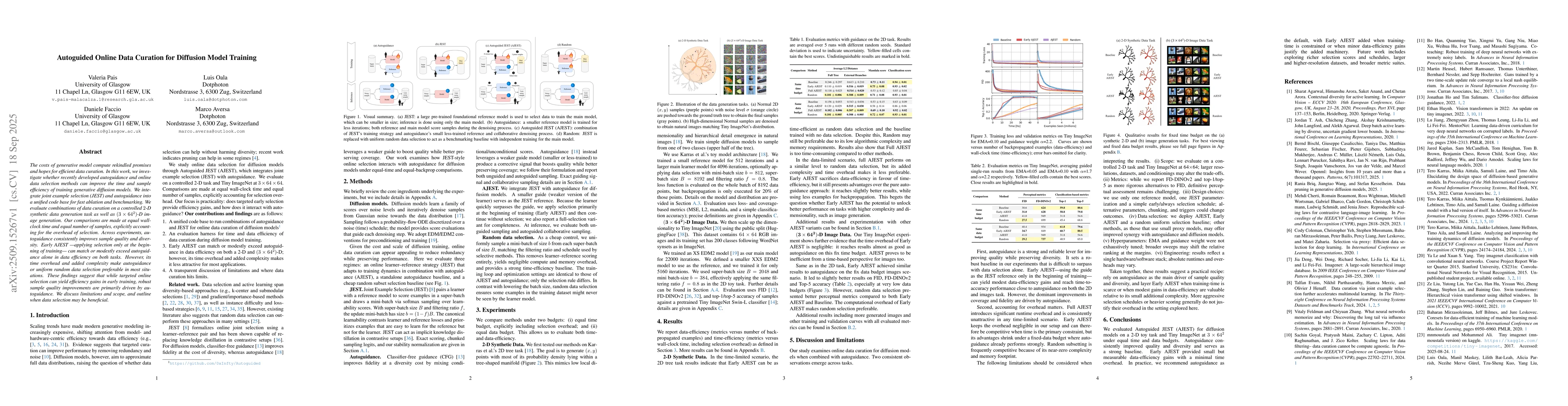 Thumbnail for Autoguided Online Data Curation for Diffusion Model Training