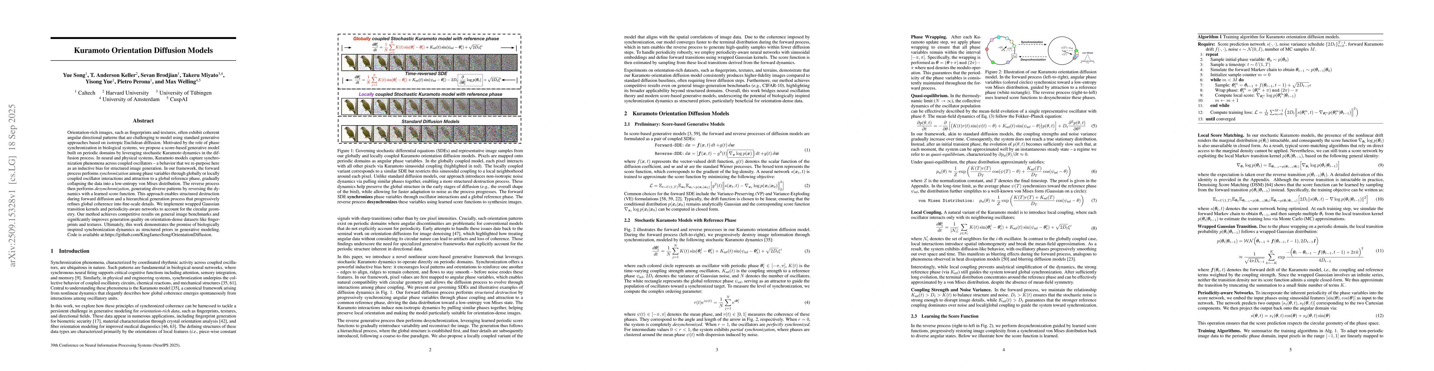 Thumbnail for Kuramoto Orientation Diffusion Models