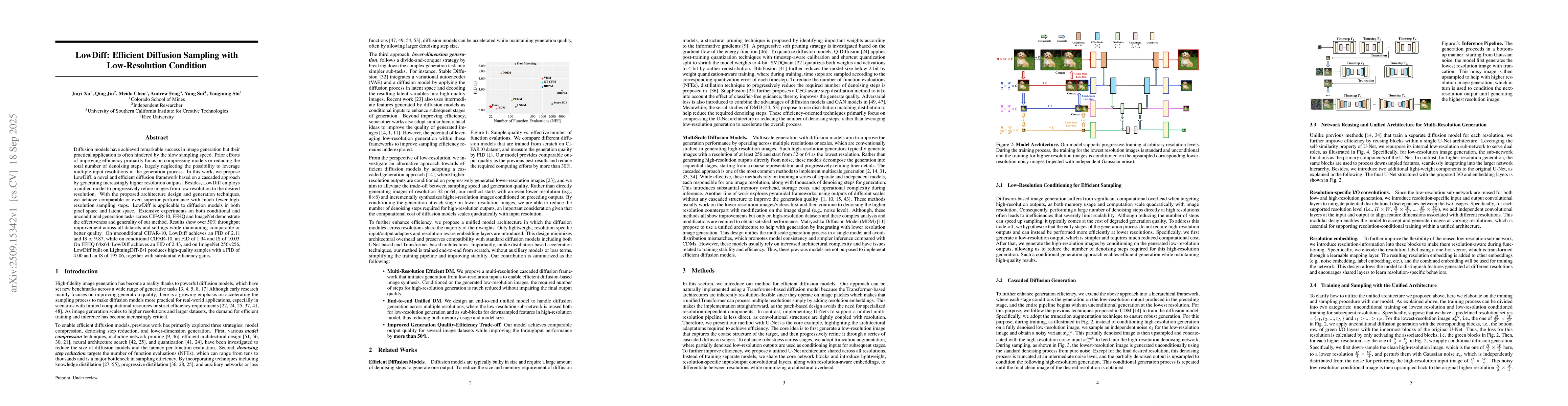 Thumbnail for LowDiff: Efficient Diffusion Sampling with Low-Resolution Condition