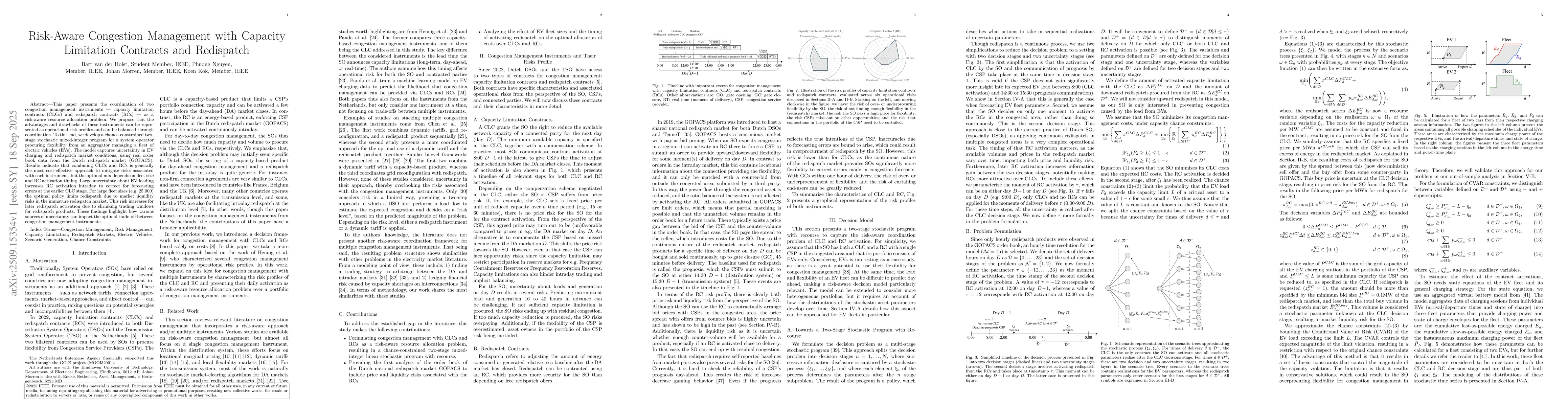 Thumbnail for Risk-Aware Congestion Management with Capacity Limitation Contracts and
  Redispatch