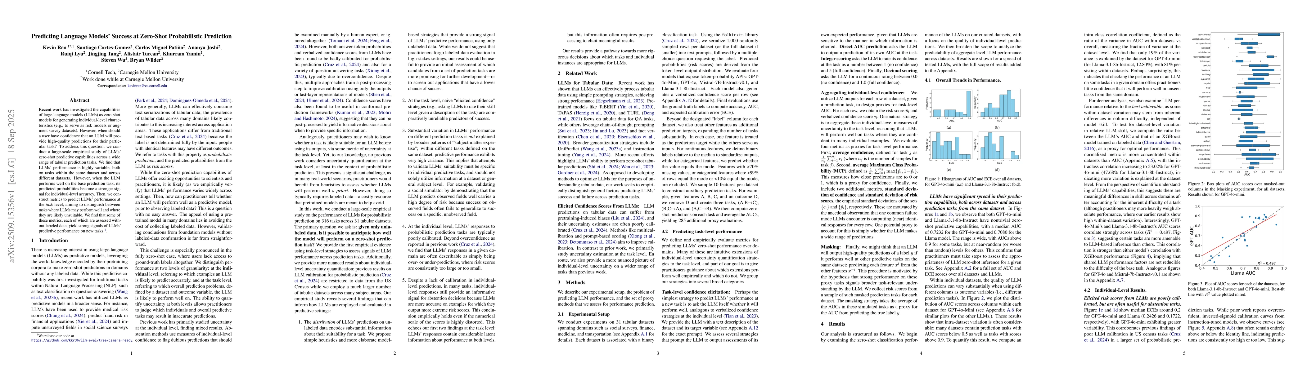 Thumbnail for Predicting Language Models' Success at Zero-Shot Probabilistic
  Prediction