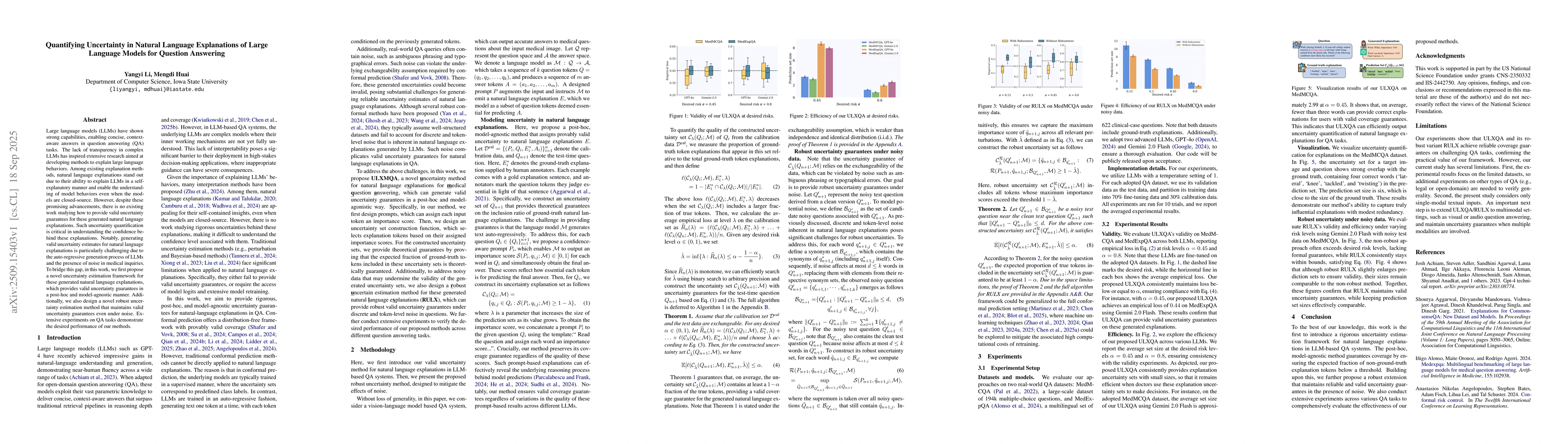 Thumbnail for Quantifying Uncertainty in Natural Language Explanations of Large
  Language Models for Question Answering