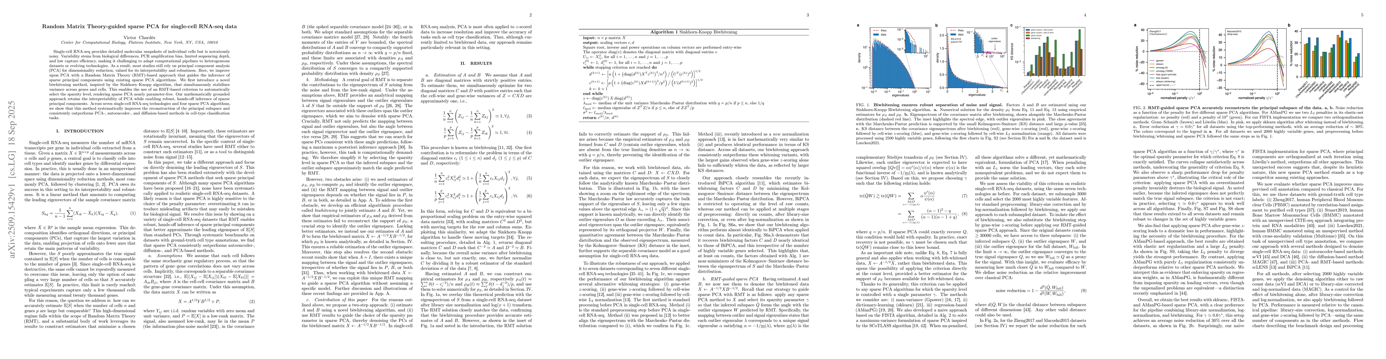 Thumbnail for Random Matrix Theory-guided sparse PCA for single-cell RNA-seq data