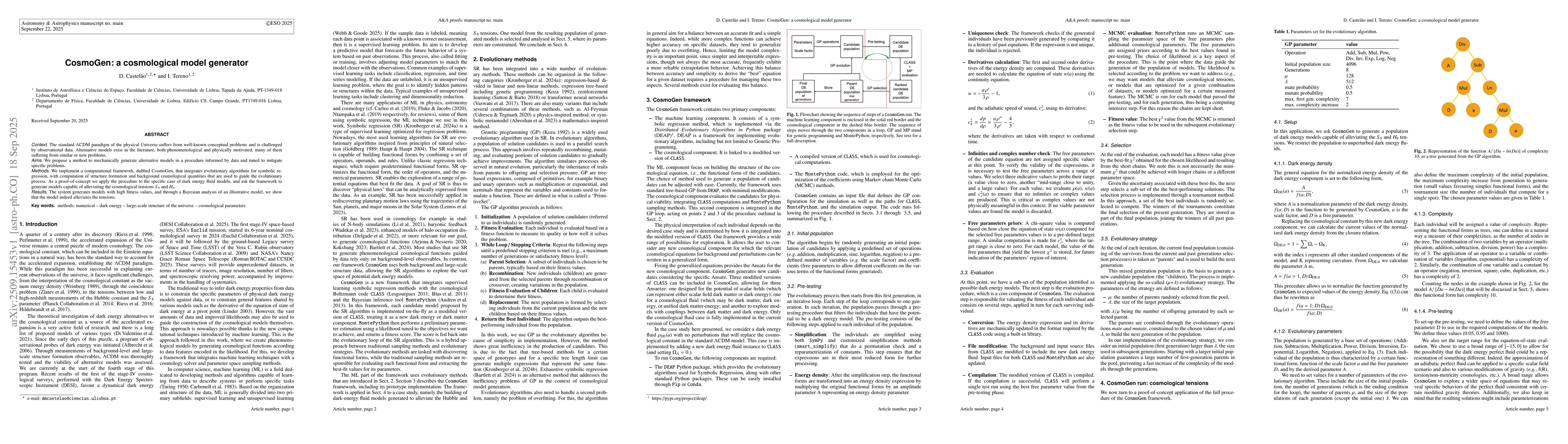 Thumbnail for CosmoGen: a cosmological model generator