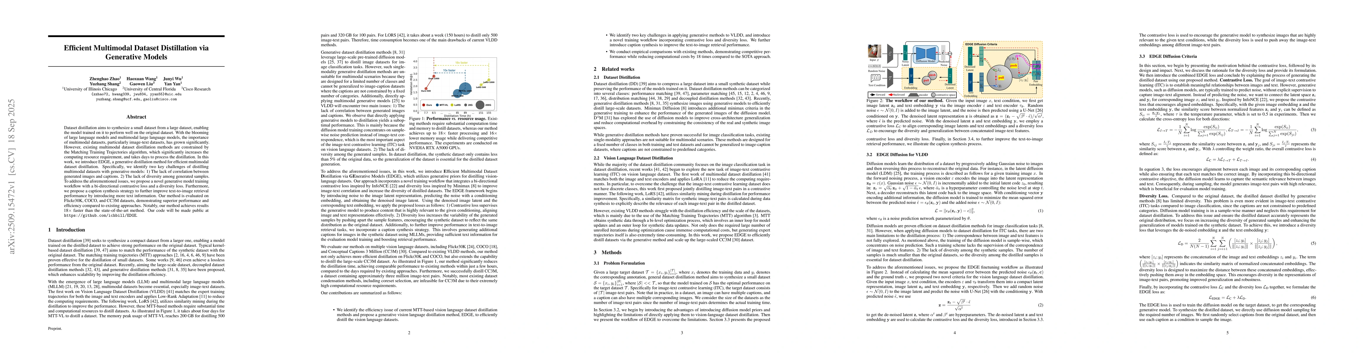 Thumbnail for Efficient Multimodal Dataset Distillation via Generative Models