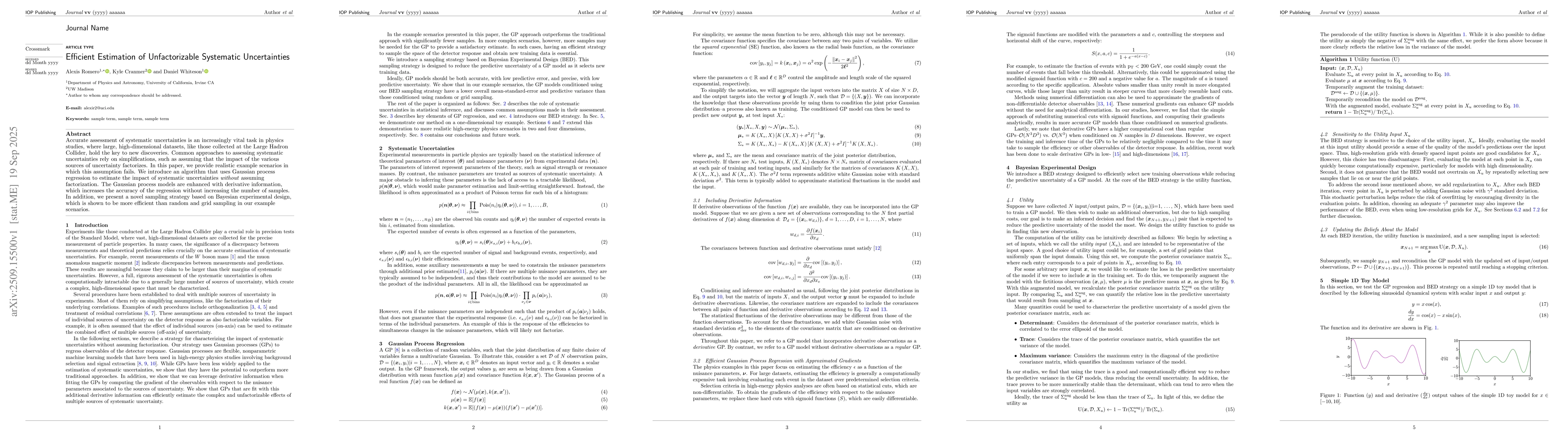Thumbnail for Efficient Estimation of Unfactorizable Systematic Uncertainties