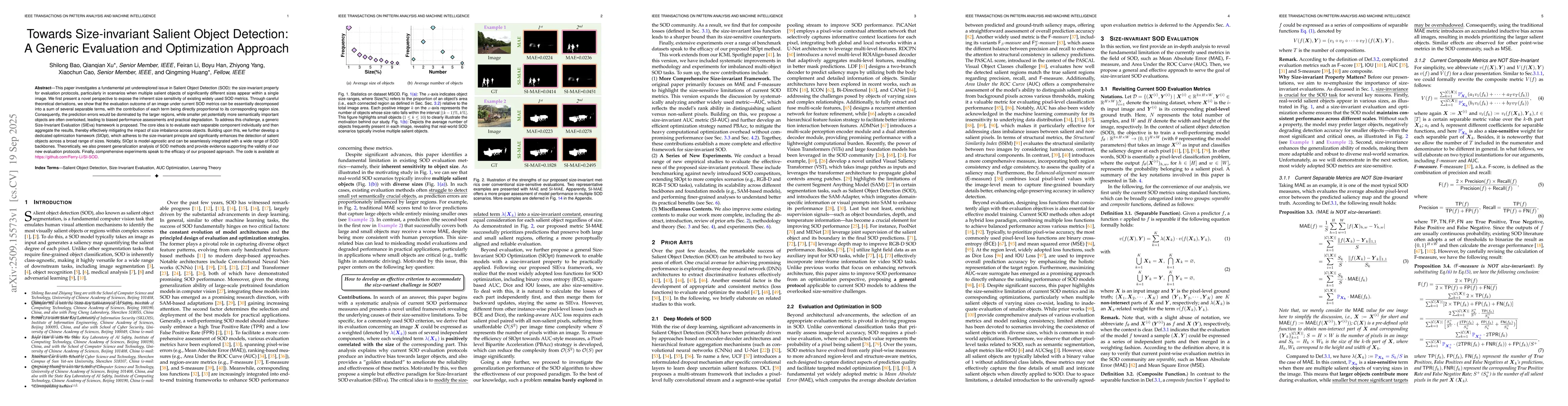 Thumbnail for Towards Size-invariant Salient Object Detection: A Generic Evaluation
  and Optimization Approach
