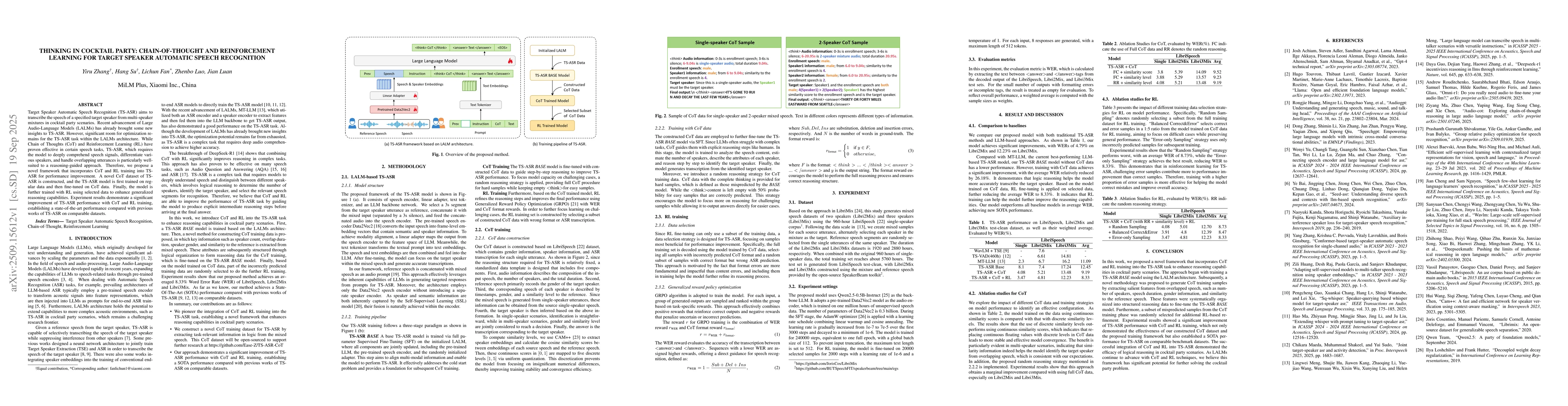 Thumbnail for Thinking in cocktail party: Chain-of-Thought and reinforcement learning
  for target speaker automatic speech recognition