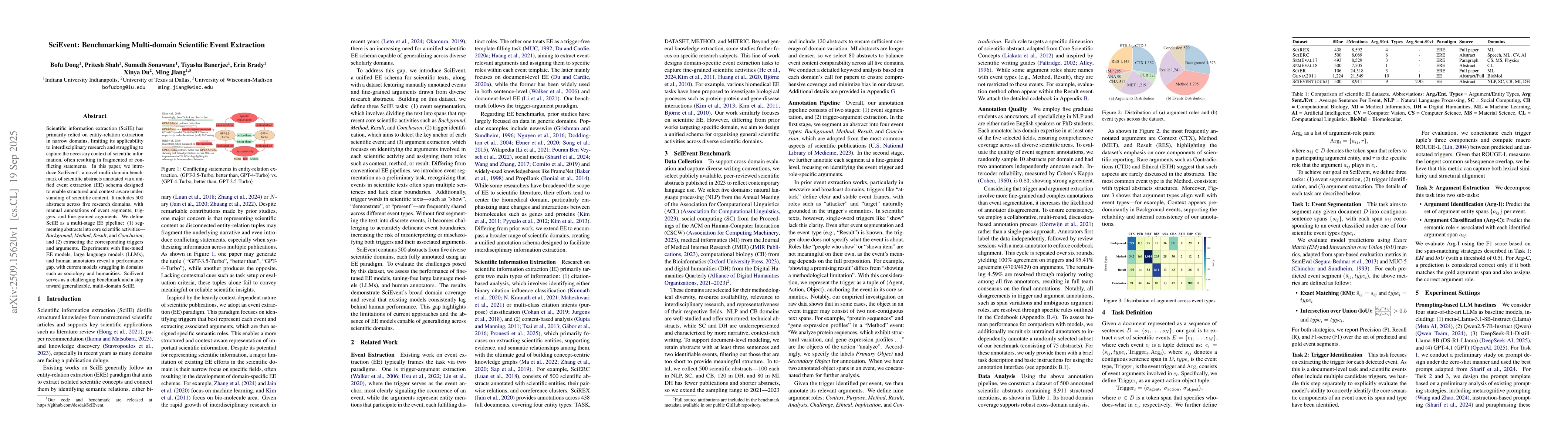 Thumbnail for SciEvent: Benchmarking Multi-domain Scientific Event Extraction