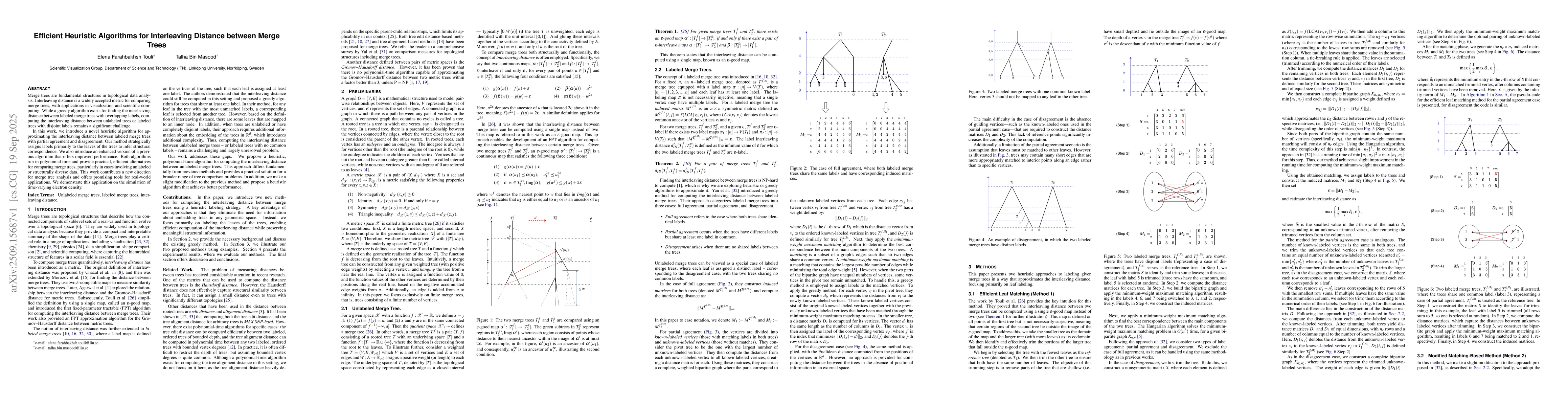 Thumbnail for Efficient Heuristic Algorithms for Interleaving Distance between Merge
  Trees