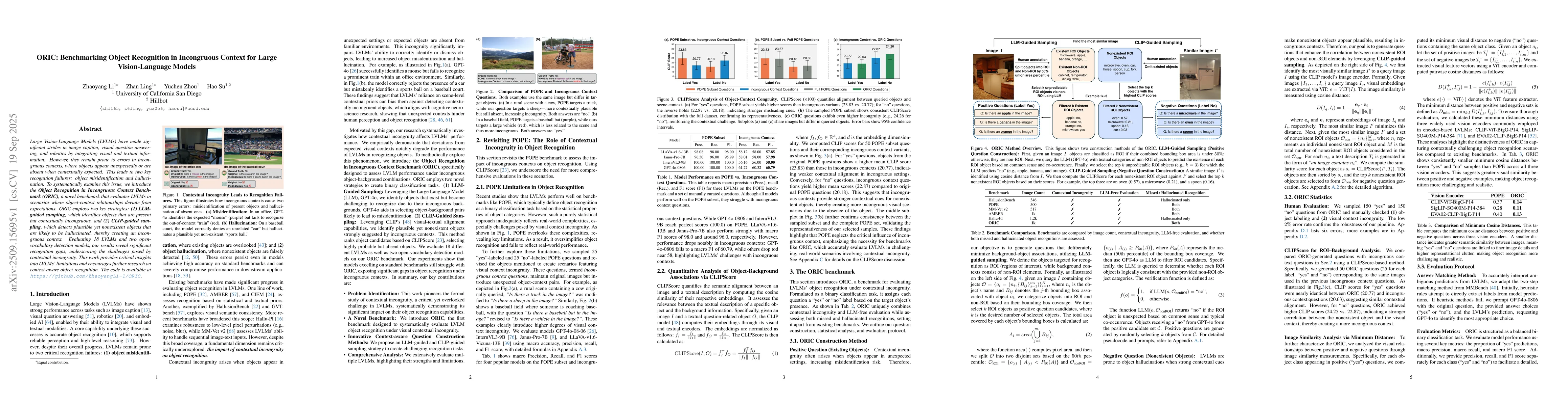 Thumbnail for ORIC: Benchmarking Object Recognition in Incongruous Context for Large
  Vision-Language Models