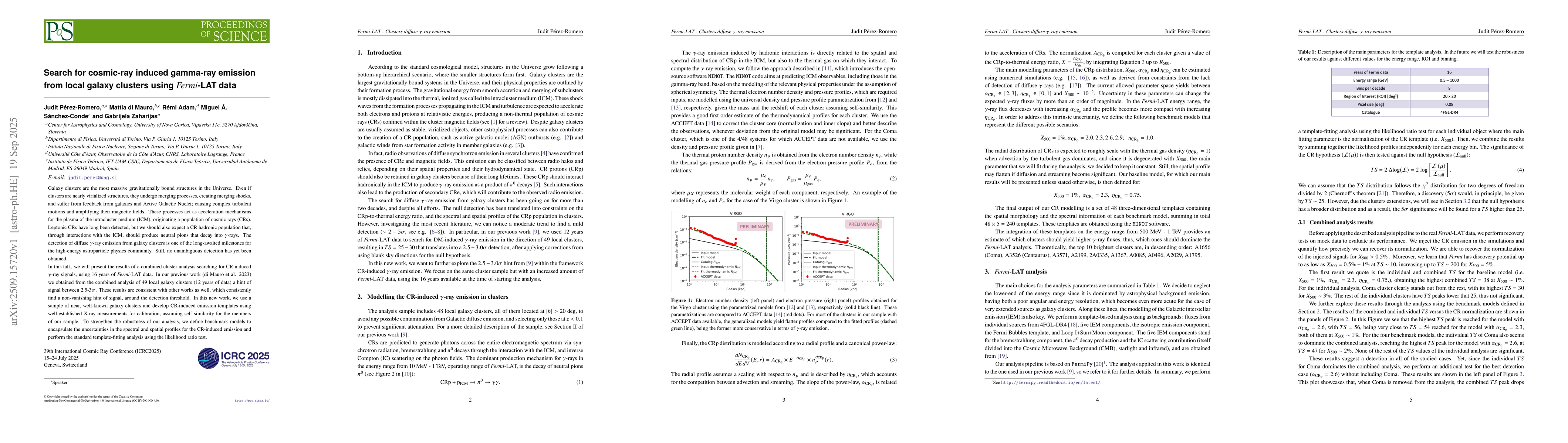 Thumbnail for Search for cosmic-ray induced gamma-ray emission from local galaxy
  clusters using Fermi-LAT data