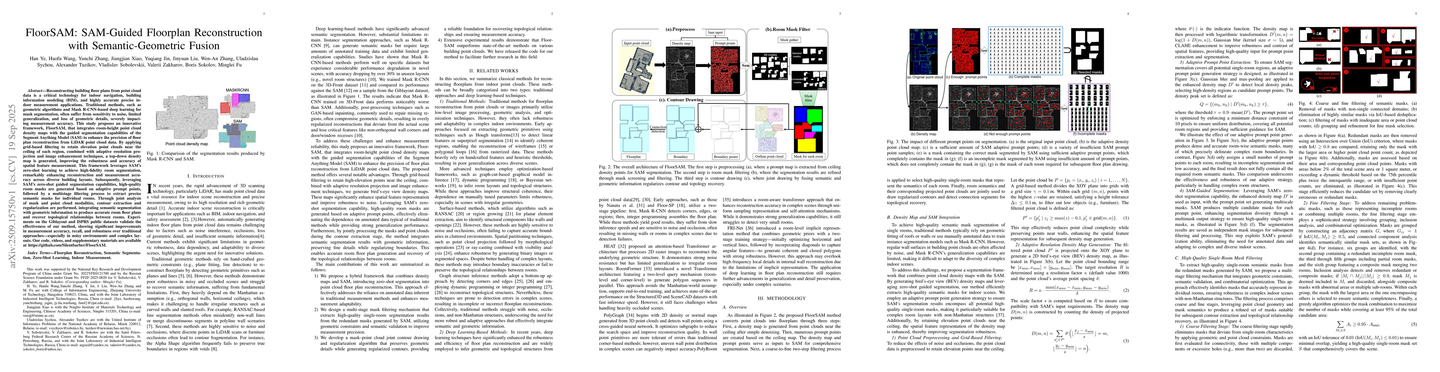 Thumbnail for FloorSAM: SAM-Guided Floorplan Reconstruction with Semantic-Geometric
  Fusion