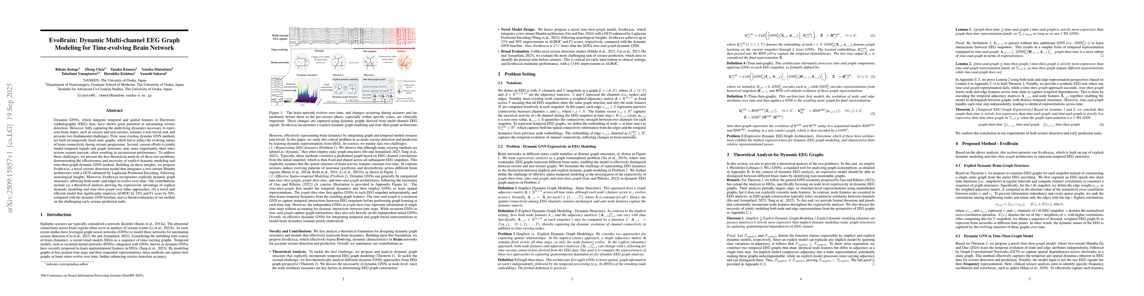 Thumbnail for EvoBrain: Dynamic Multi-channel EEG Graph Modeling for Time-evolving
  Brain Network