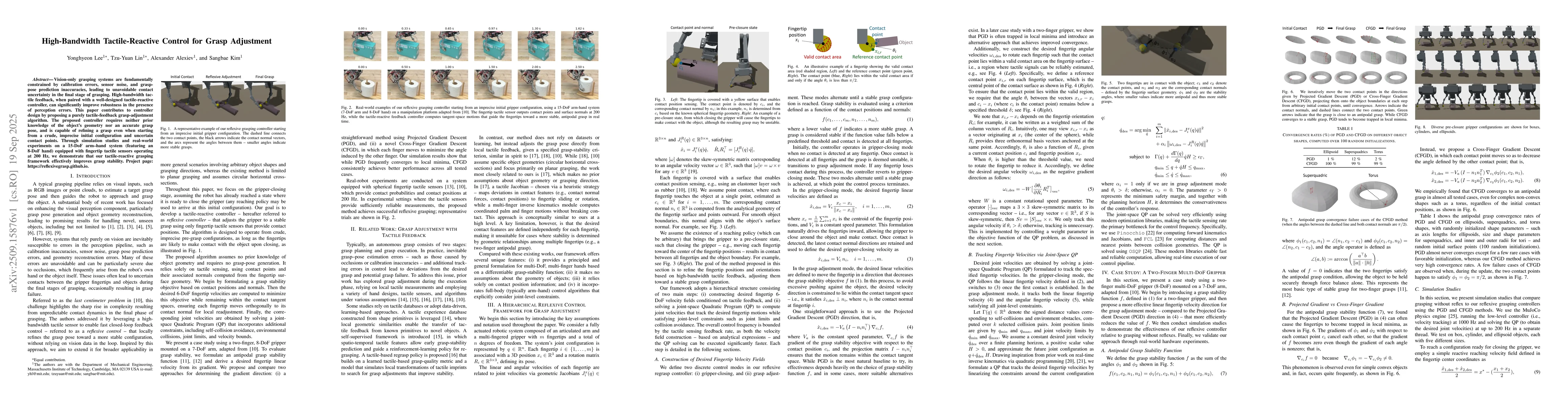 Thumbnail for High-Bandwidth Tactile-Reactive Control for Grasp Adjustment