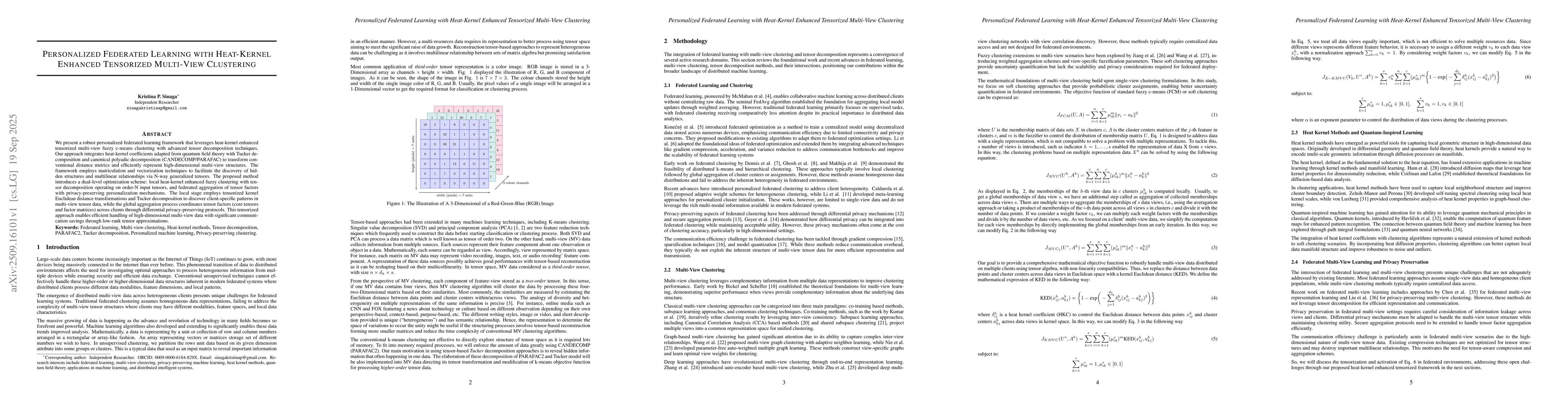 Thumbnail for Personalized Federated Learning with Heat-Kernel Enhanced Tensorized
  Multi-View Clustering