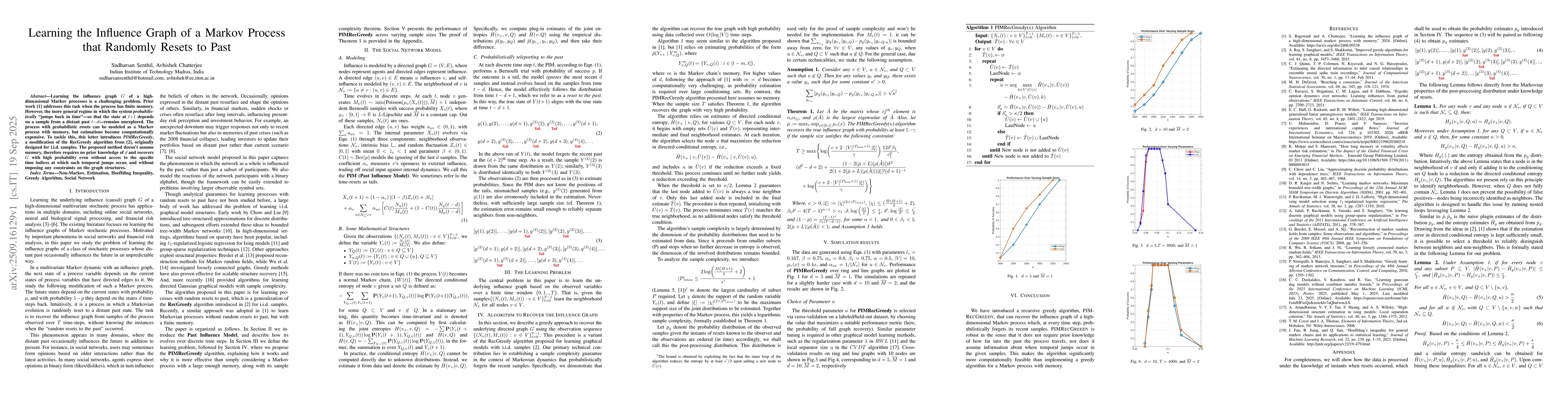 Thumbnail for Learning the Influence Graph of a Markov Process that Randomly Resets to
  Past