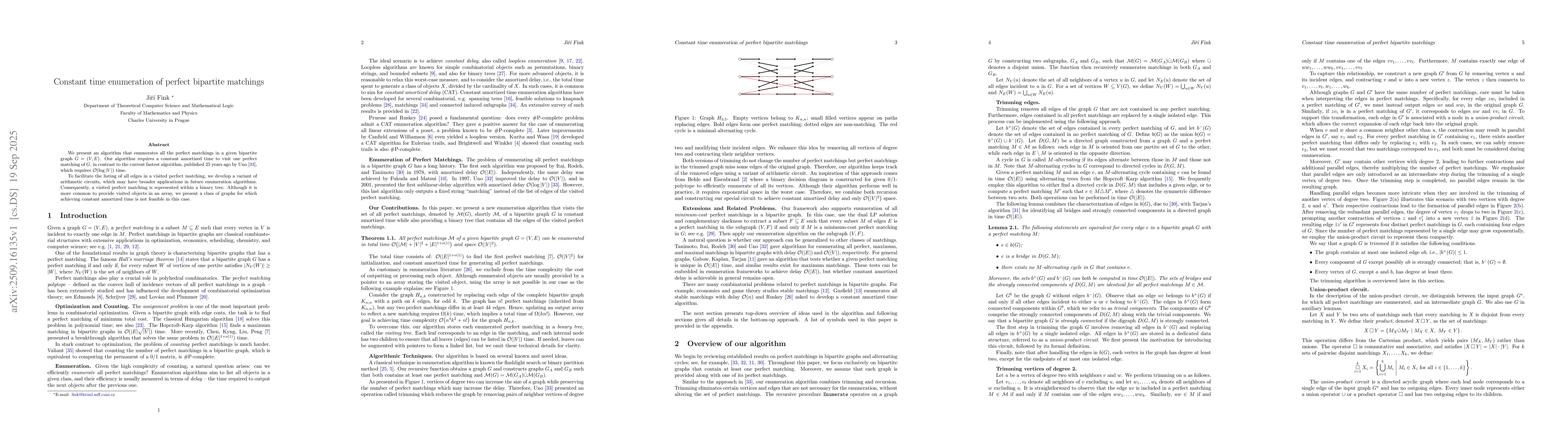 Thumbnail for Constant time enumeration of perfect bipartite matchings
