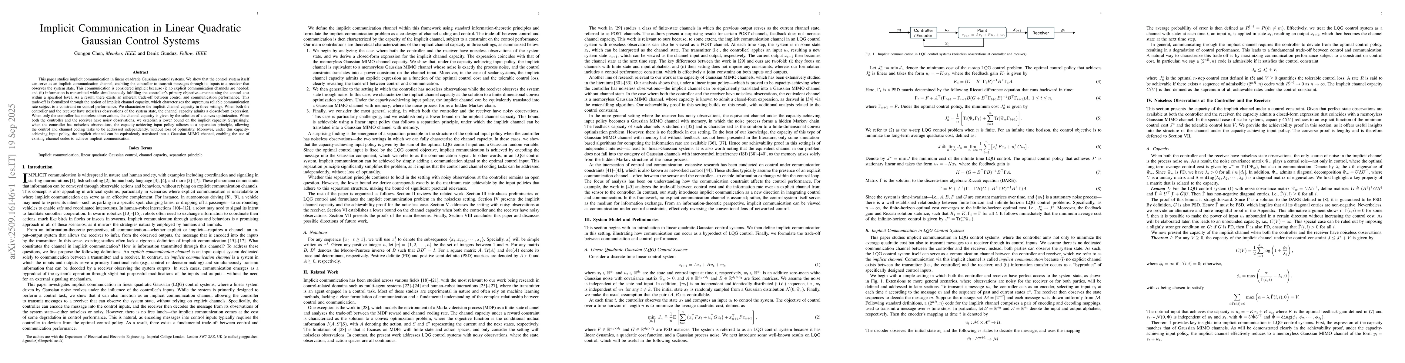 Thumbnail for Implicit Communication in Linear Quadratic Gaussian Control Systems