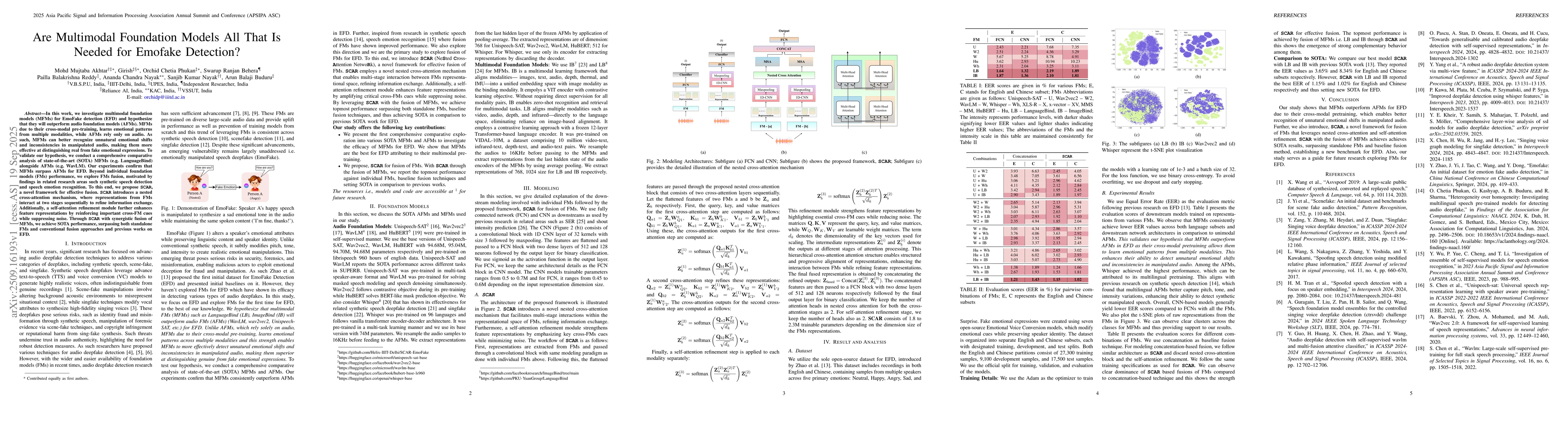 Thumbnail for Are Multimodal Foundation Models All That Is Needed for Emofake
  Detection?