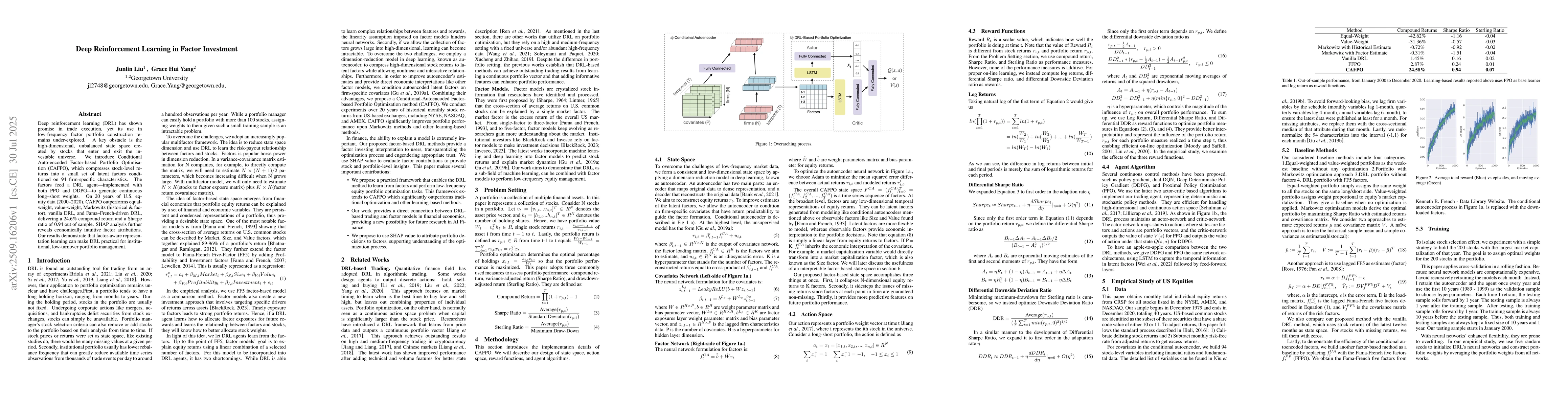 Thumbnail for Deep Reinforcement Learning in Factor Investment