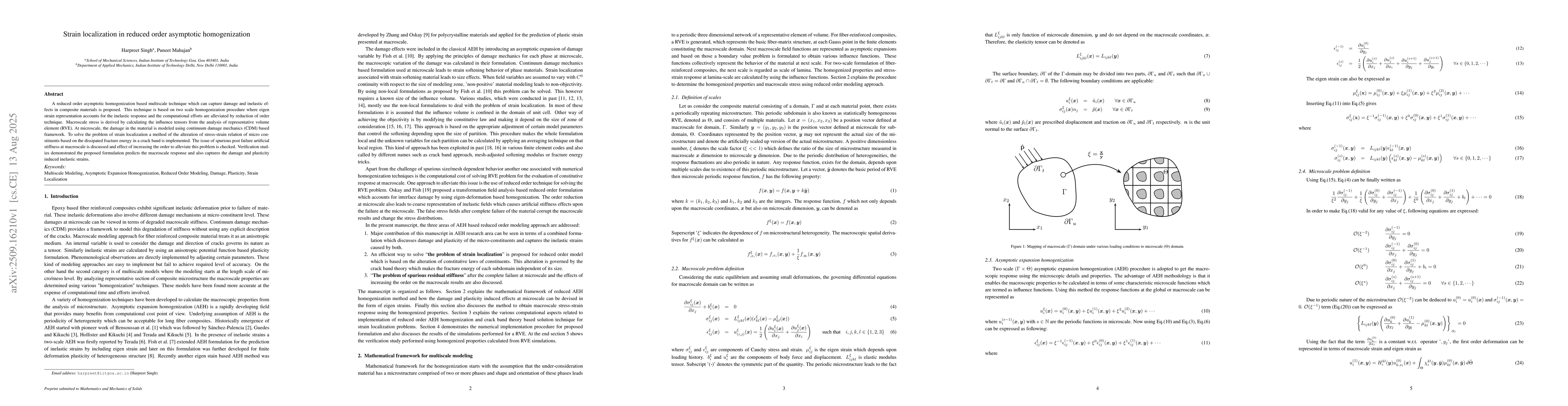 Thumbnail for Strain localization in reduced order asymptotic homogenization