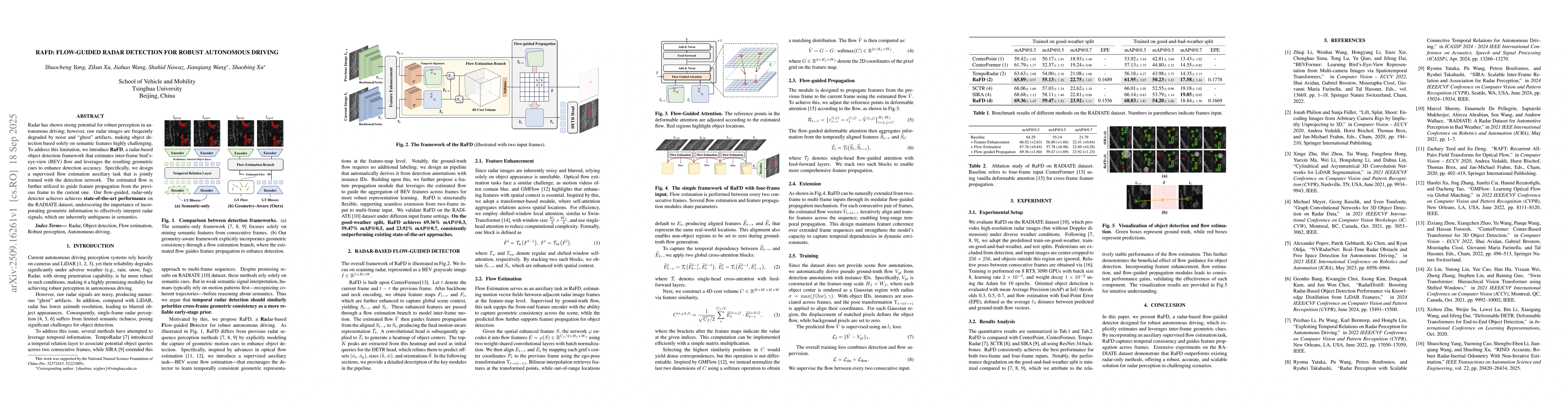 Thumbnail for RaFD: Flow-Guided Radar Detection for Robust Autonomous Driving