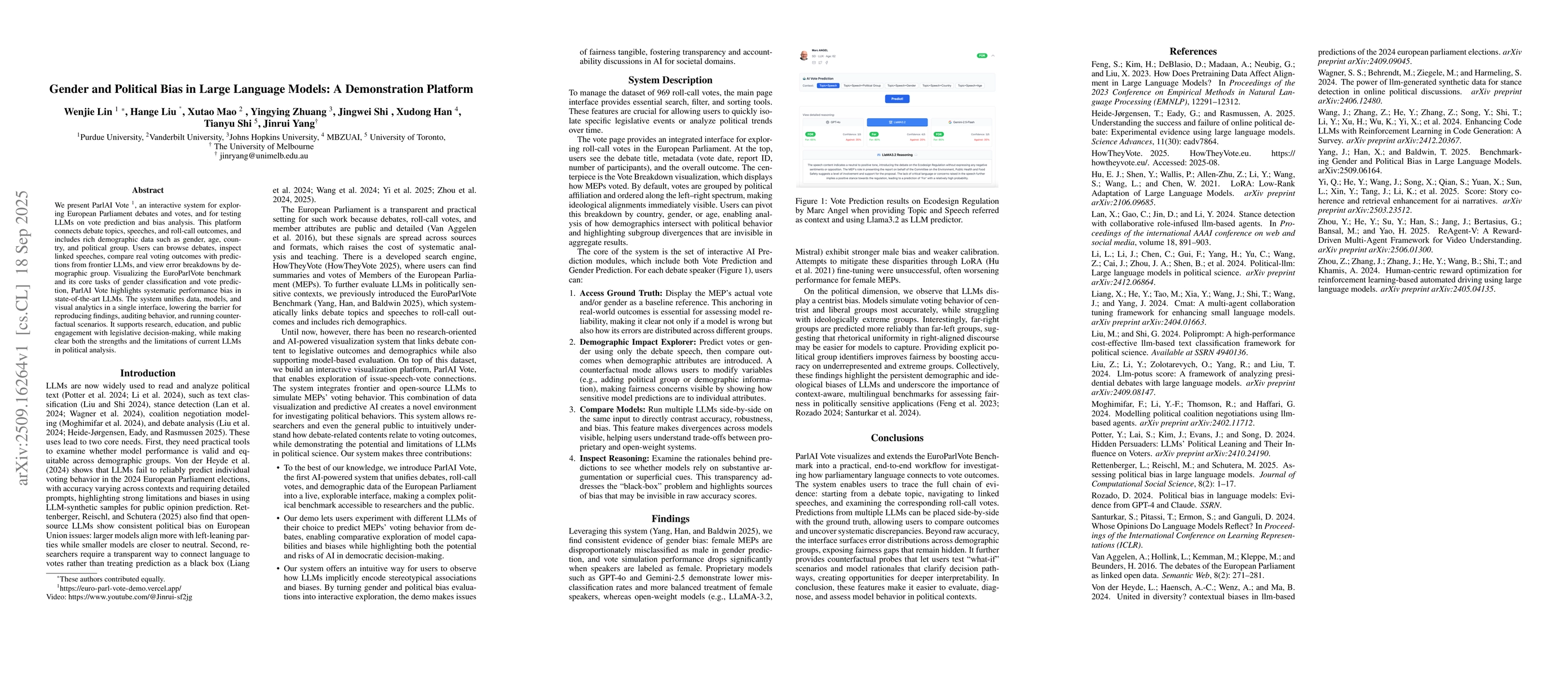 Thumbnail for Gender and Political Bias in Large Language Models: A Demonstration
  Platform