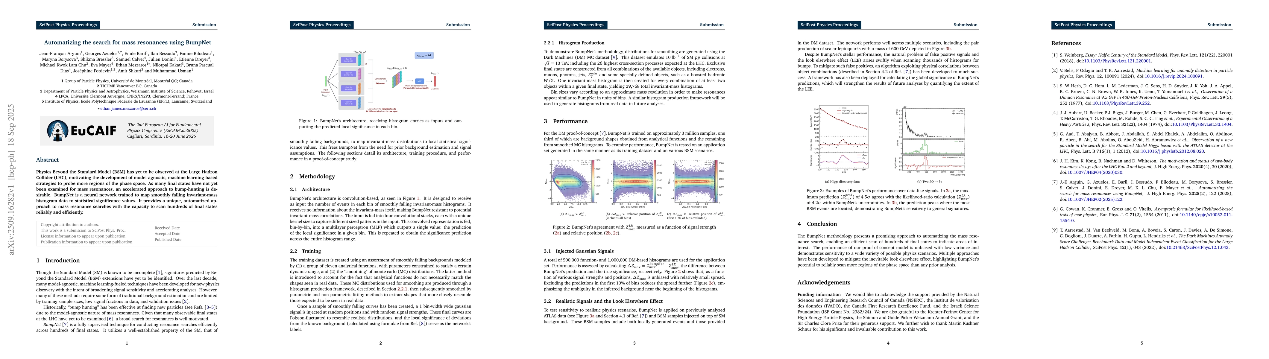 Thumbnail for Automatizing the search for mass resonances using BumpNet
