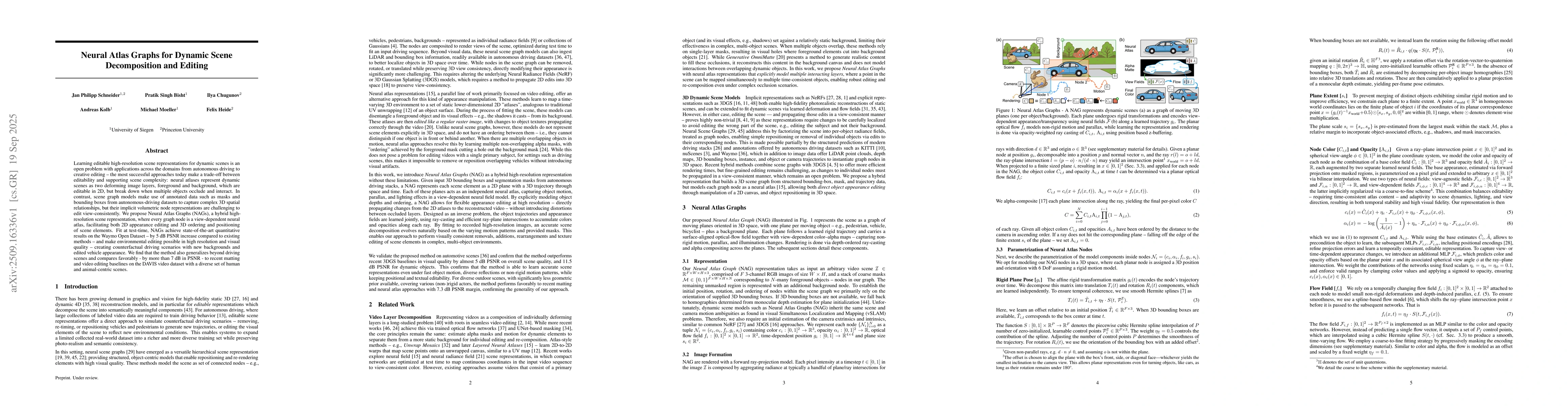 Thumbnail for Neural Atlas Graphs for Dynamic Scene Decomposition and Editing