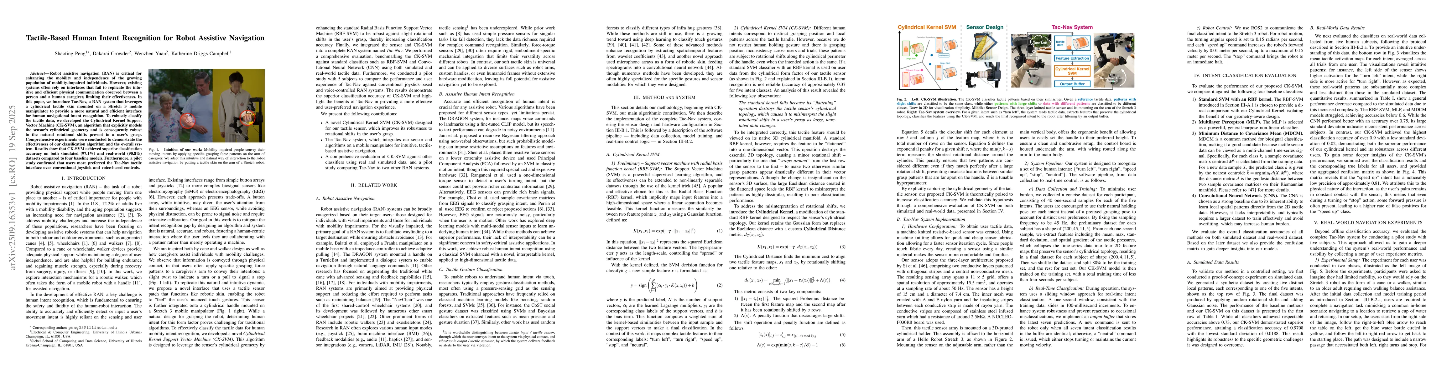 Thumbnail for Tactile-Based Human Intent Recognition for Robot Assistive Navigation