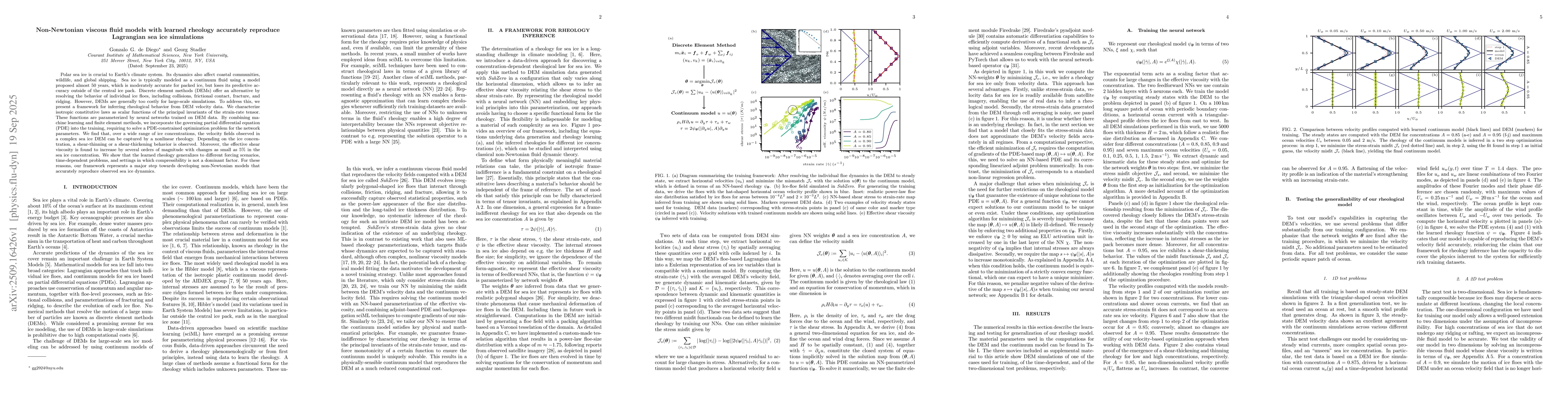 Thumbnail for Non-Newtonian viscous fluid models with learned rheology accurately
  reproduce Lagrangian sea ice simulations