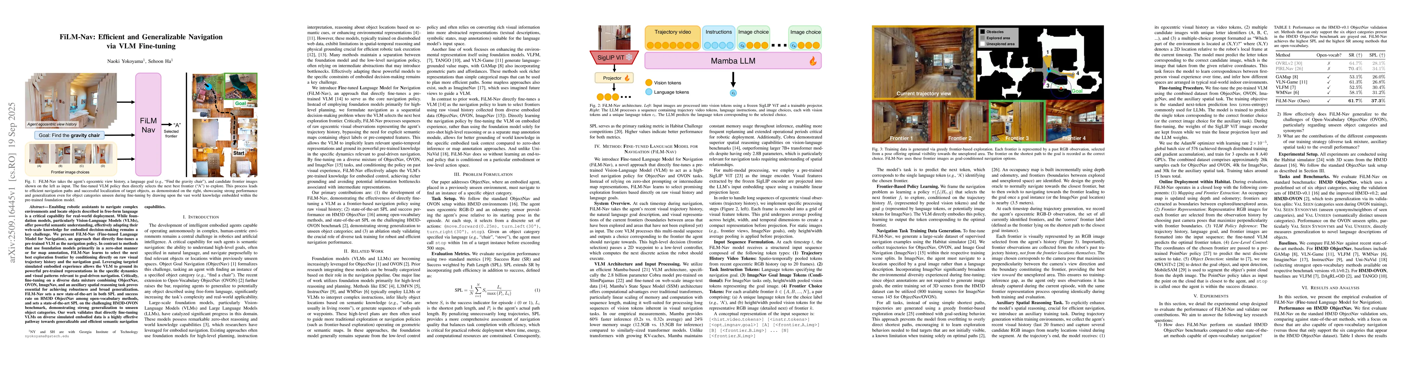 Thumbnail for FiLM-Nav: Efficient and Generalizable Navigation via VLM Fine-tuning