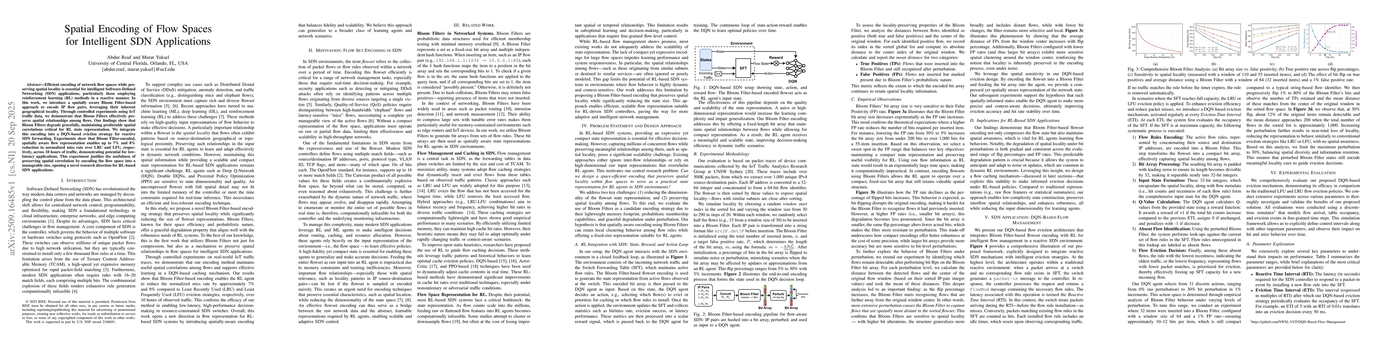 Thumbnail for Spatial Encoding of Flow Spaces for Intelligent SDN Applications