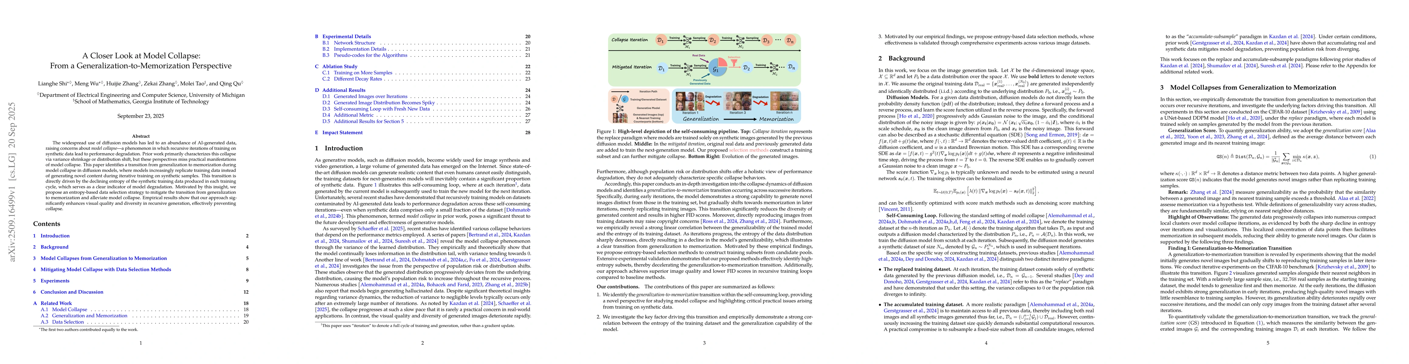 Thumbnail for A Closer Look at Model Collapse: From a Generalization-to-Memorization
  Perspective