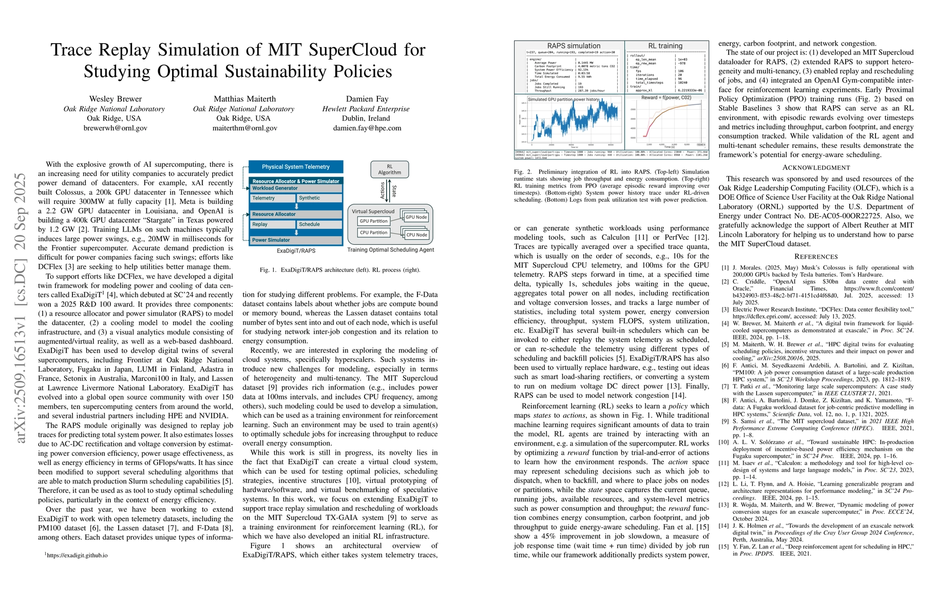 Thumbnail for Trace Replay Simulation of MIT SuperCloud for Studying Optimal
  Sustainability Policies