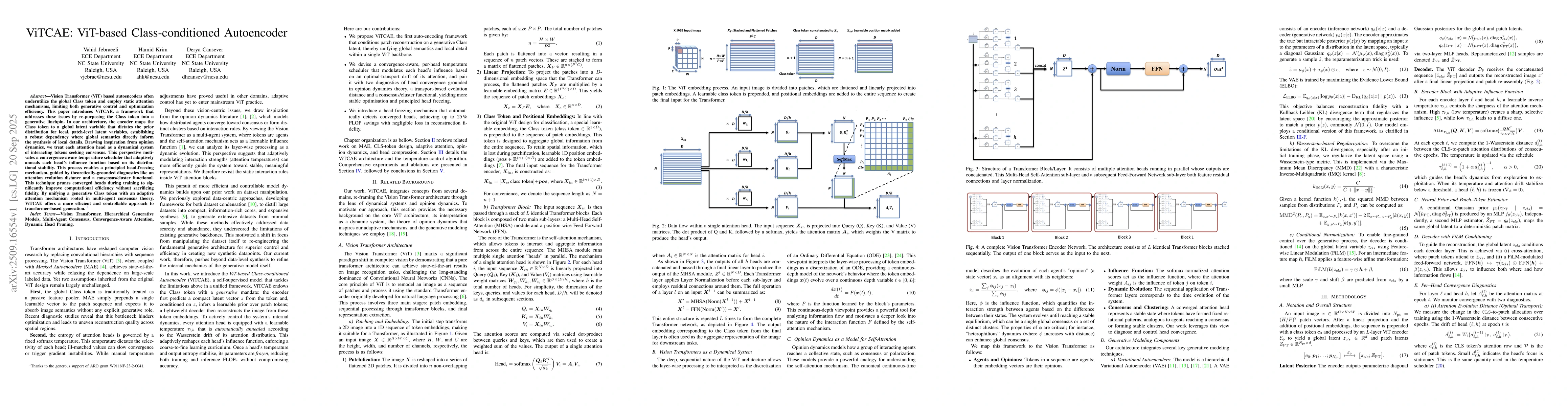 Thumbnail for ViTCAE: ViT-based Class-conditioned Autoencoder