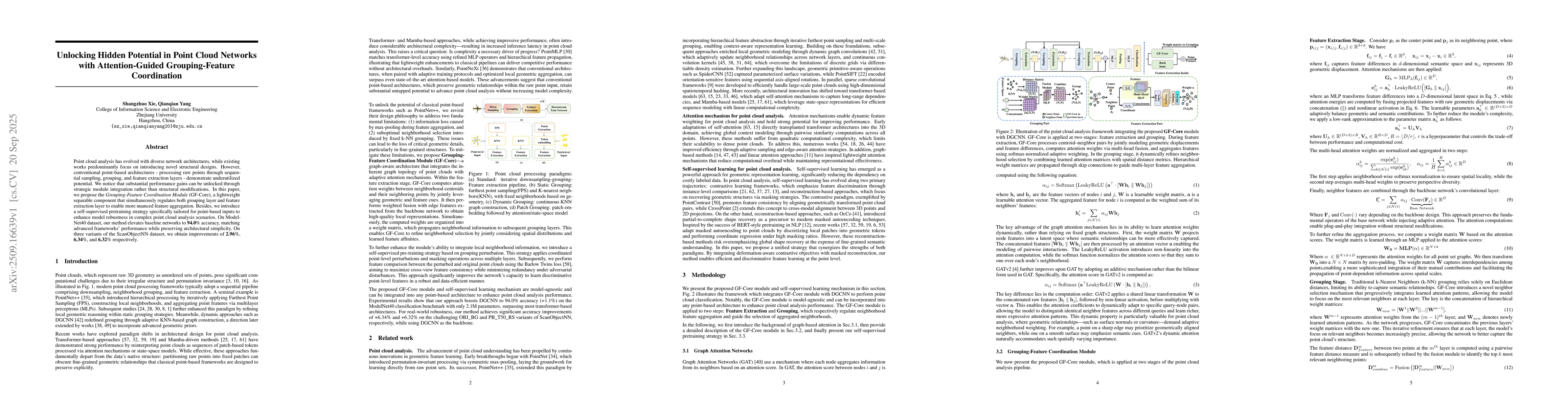 Thumbnail for Unlocking Hidden Potential in Point Cloud Networks with Attention-Guided
  Grouping-Feature Coordination