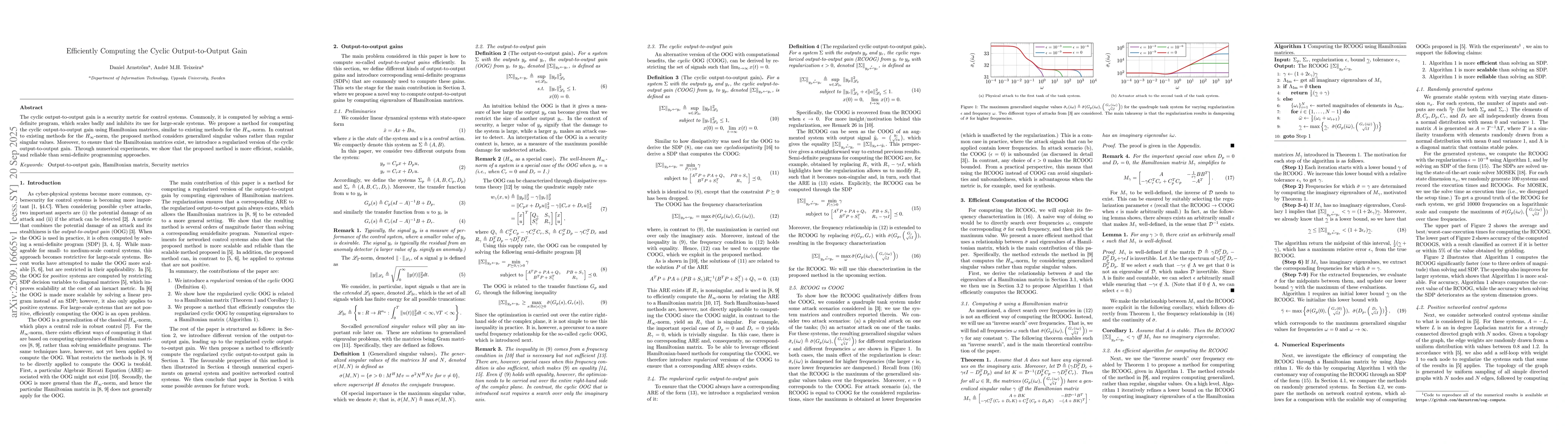 Thumbnail for Efficiently Computing the Cyclic Output-to-Output Gain