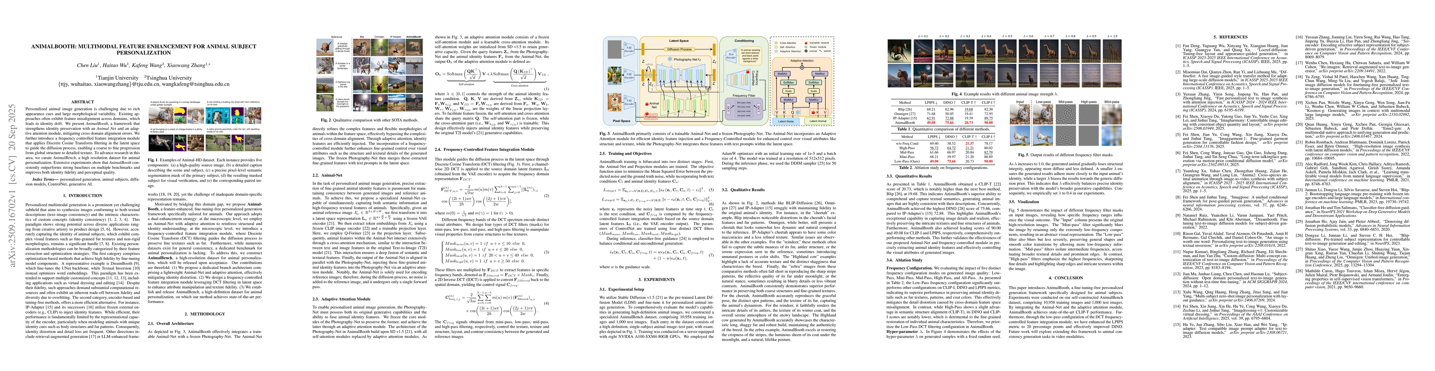 Thumbnail for Animalbooth: multimodal feature enhancement for animal subject
  personalization