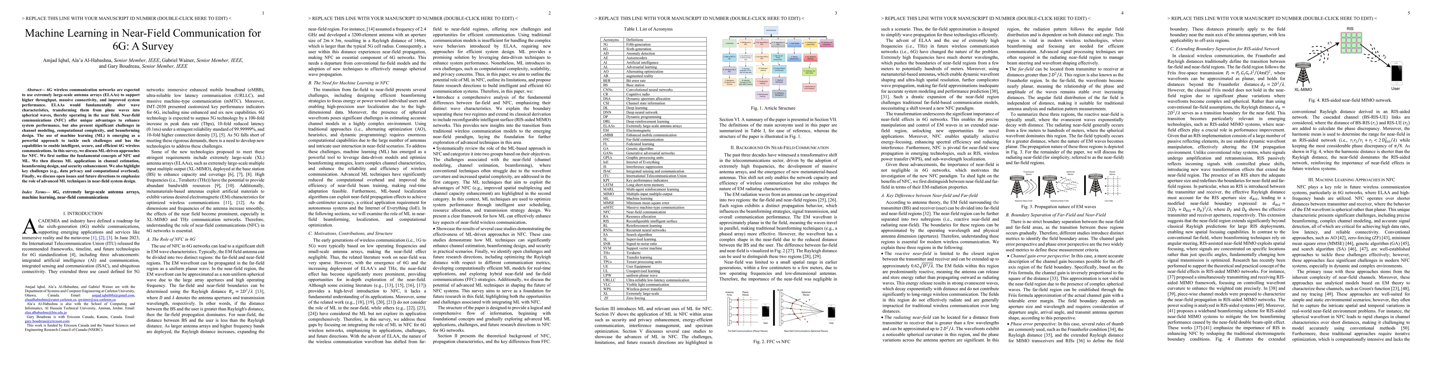 Thumbnail for Machine Learning in Near-Field Communication for 6G: A Survey