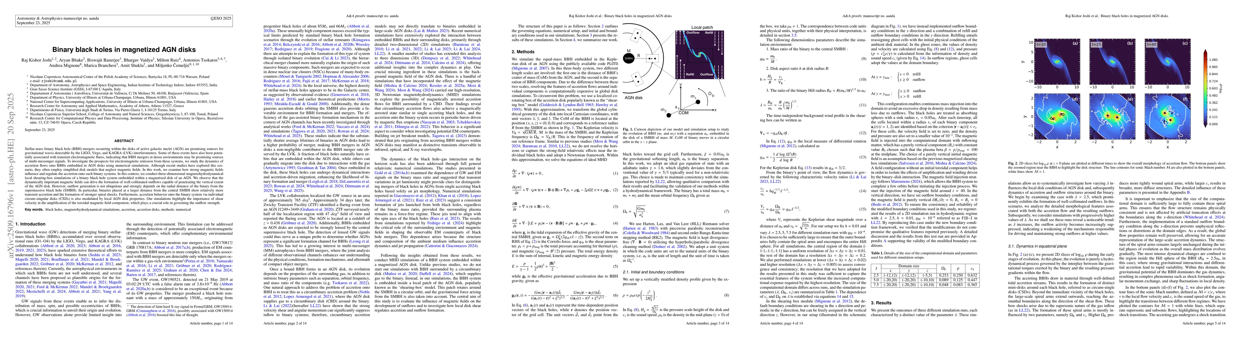 Thumbnail for Binary black holes in magnetized AGN disks