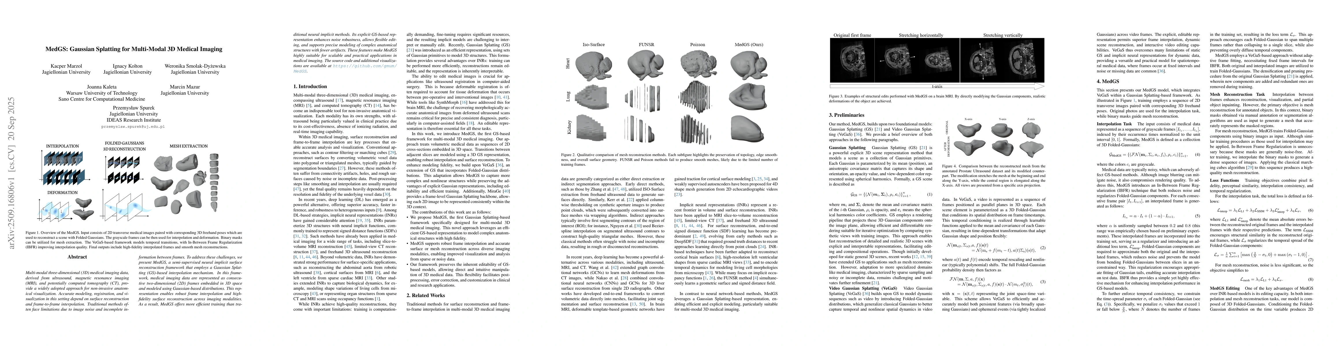 Thumbnail for MedGS: Gaussian Splatting for Multi-Modal 3D Medical Imaging