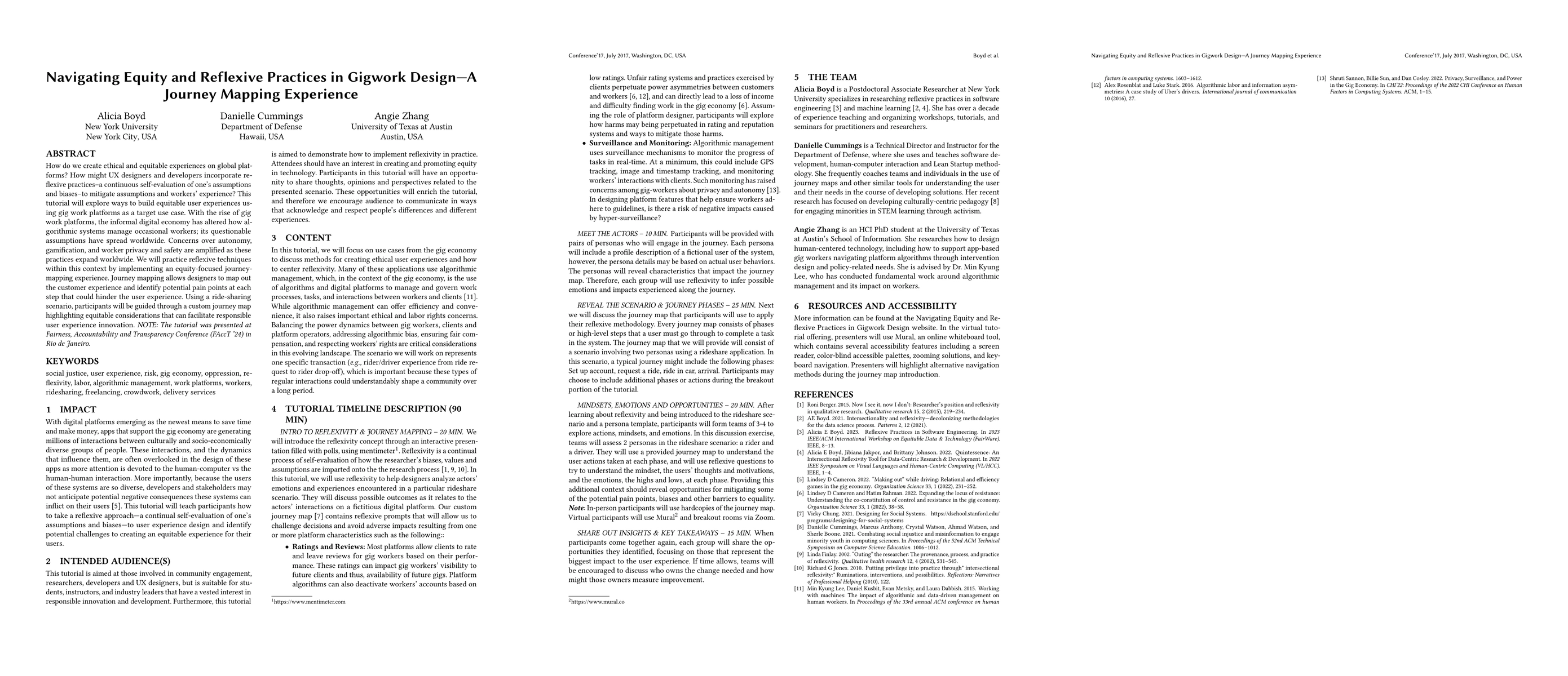 Thumbnail for Navigating Equity and Reflexive Practices in Gigwork Design: A Journey
  Mapping Experience