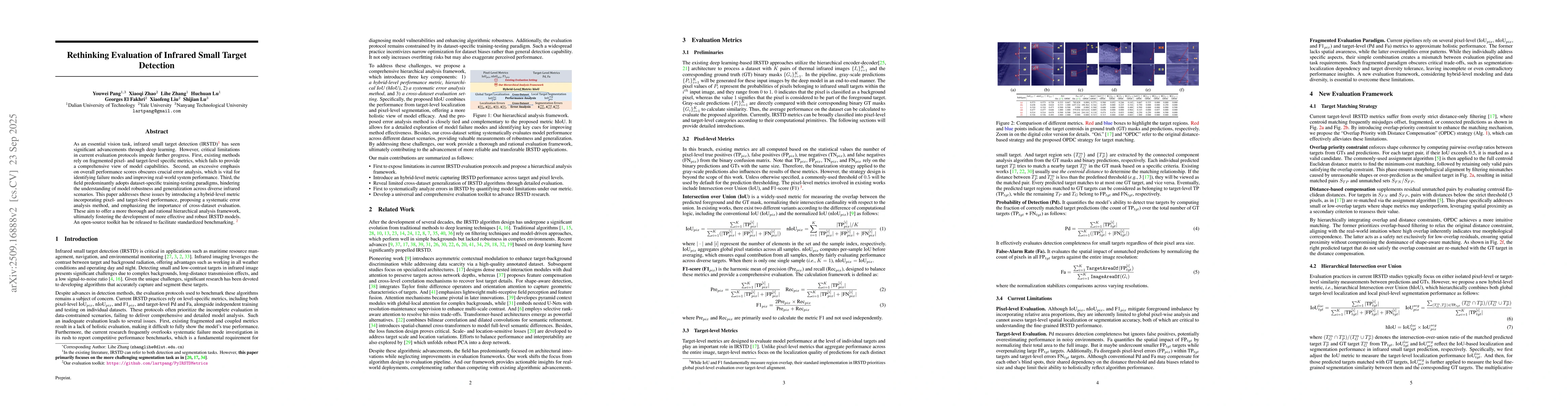 Thumbnail for Rethinking Evaluation of Infrared Small Target Detection