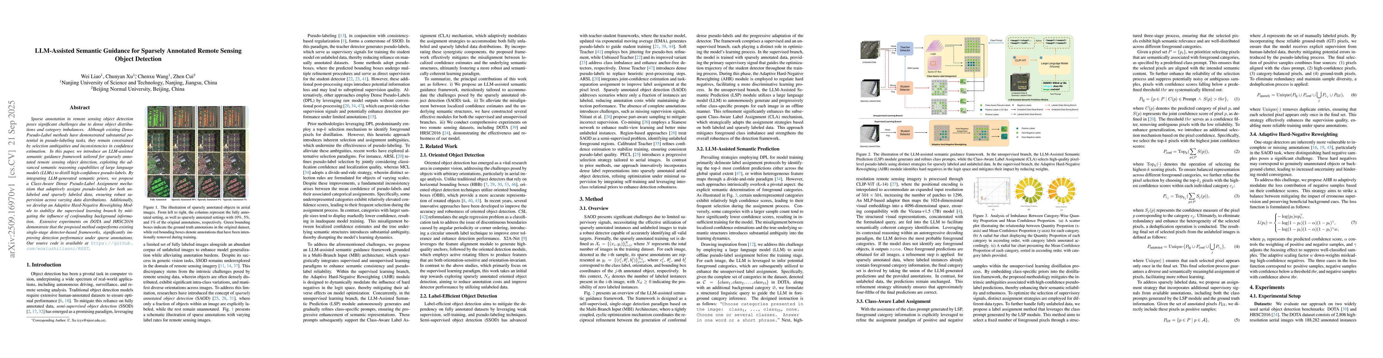 Thumbnail for LLM-Assisted Semantic Guidance for Sparsely Annotated Remote Sensing
  Object Detection
