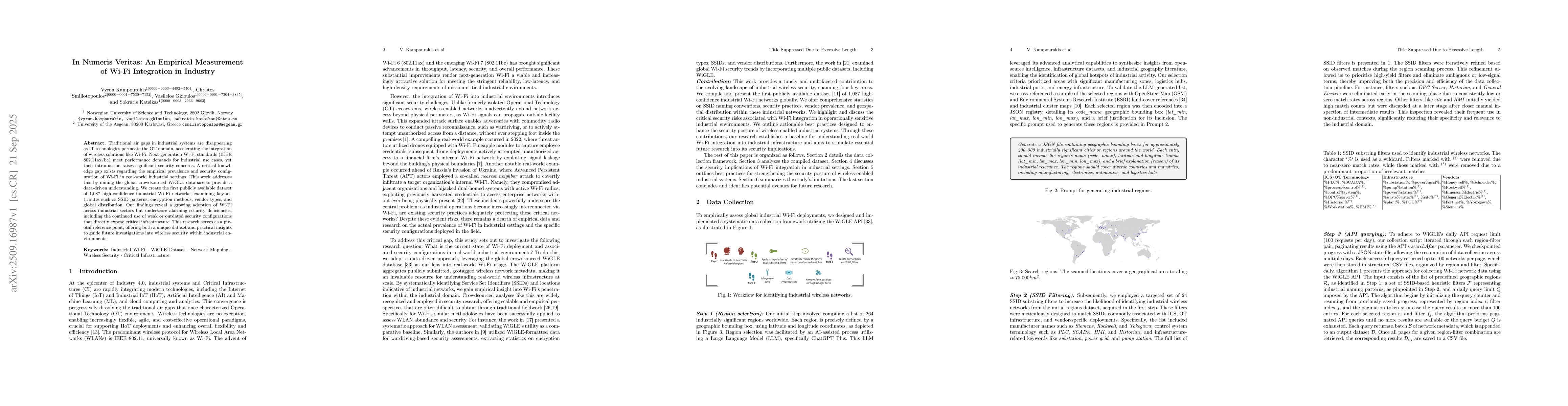 Thumbnail for In Numeris Veritas: An Empirical Measurement of Wi-Fi Integration in
  Industry